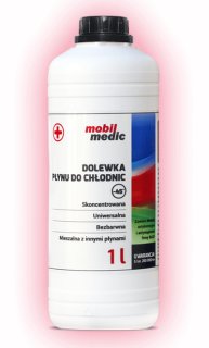 MOBIL MEDIC PŁYNY DO CHŁODNIC MEDIC PŁYN DO CHŁODNIC -DOLEWKA BEZB 1L