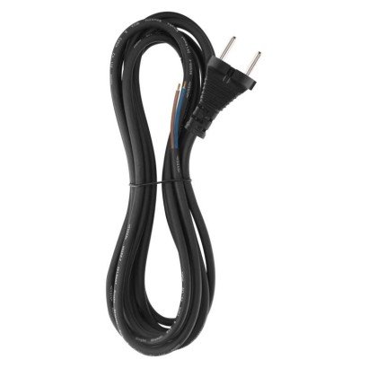 EMOS Kabel zasilający Przewód przyłączeniowy H05RR-F 2 x 1mm 5m S03050