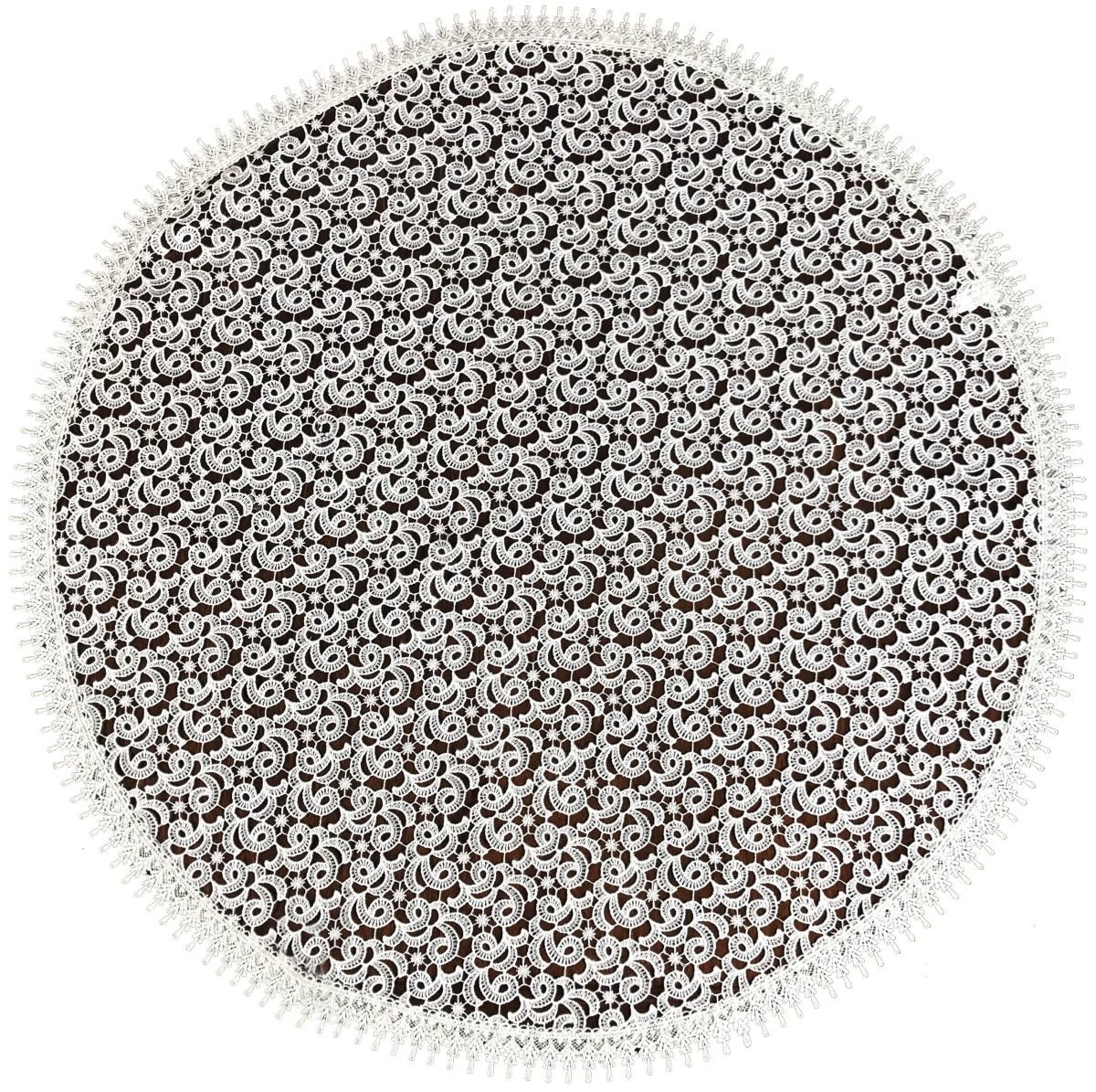 Nakładka z gipiury, 50cm, ecru geometryczny, GB01-2