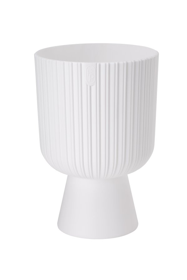 Osłonka doniczki Keli Mika 14 cm biała Form-Plastic