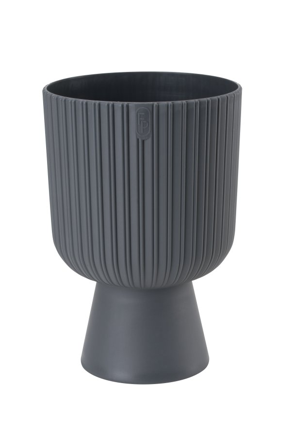 Osłonka doniczki Keli Mika 14 cm antracytowa Form-Plastic