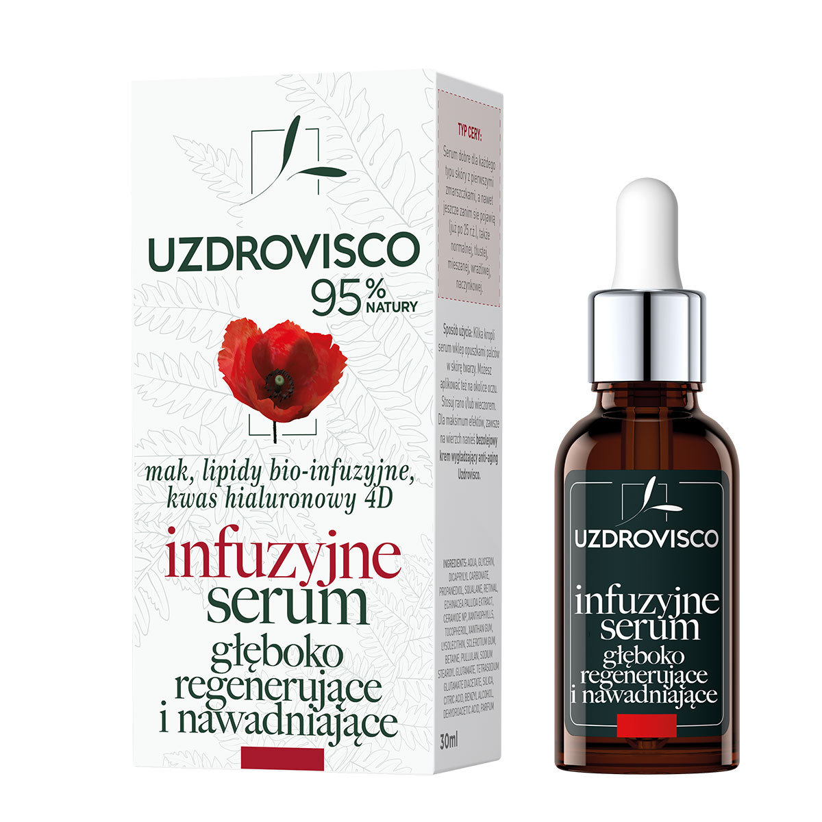 Uzdrovisco Mak - Infuzyjne serum głęboko regenerujące i nawadniające 30ml