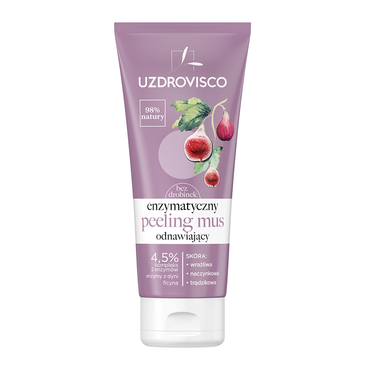 UZDROVISCO Bezolejowy peeling-mus enzymatyczny 60 ml