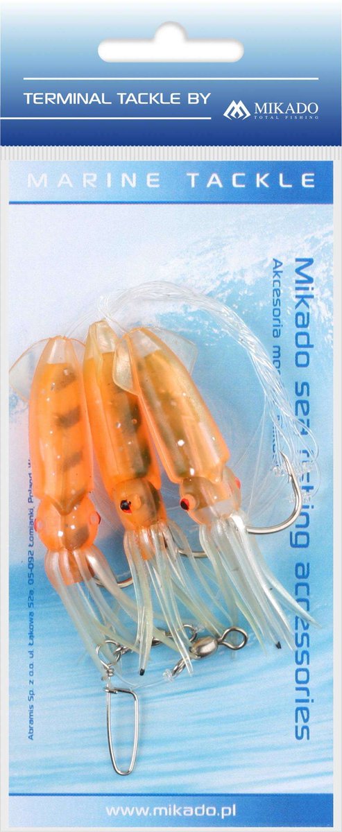 Mikado Na Dorsza Przywieszka Hak 4/0 x 3szt. Squid