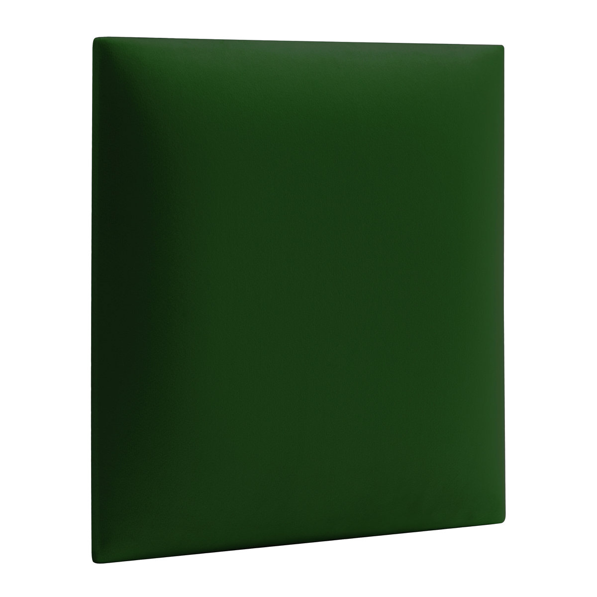 Panel Ścienny Tapicerowany Gładki 30X30 Cm Butelkowy Zielony