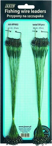 Jaxon Przypon stalowy powlekany - 25cm - AK-KP005