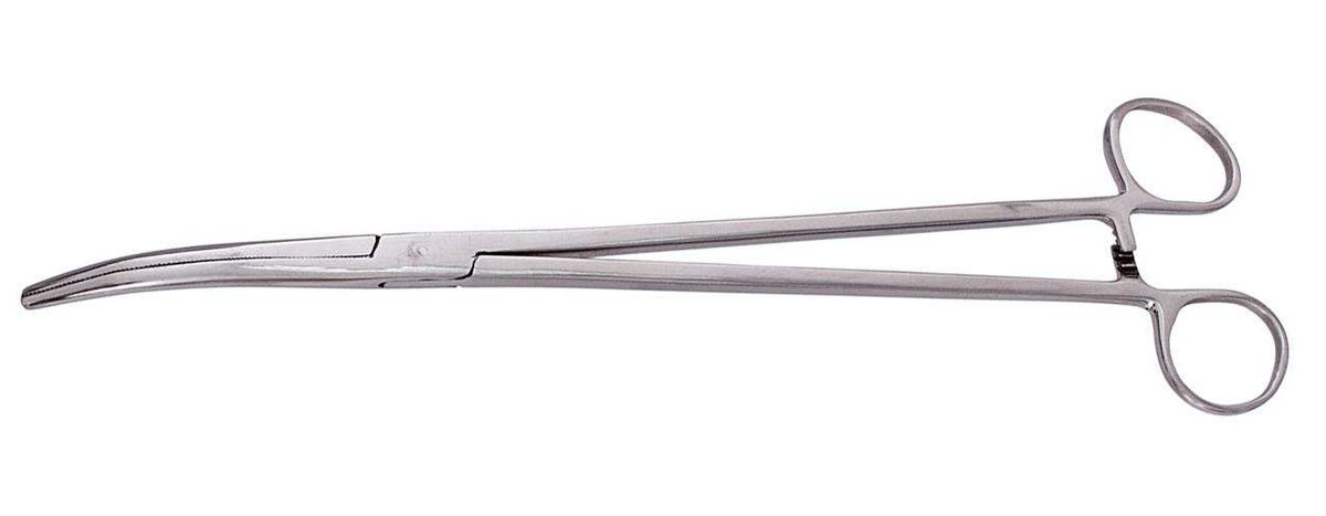MIKADO Szczypce/kleszcze zakrzywione 10cm - 7925