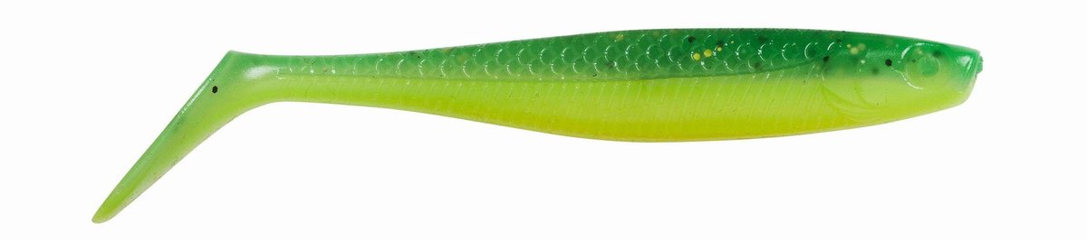 Guma Ron Thompson Slim Shad 10cm - Uv Green Lime