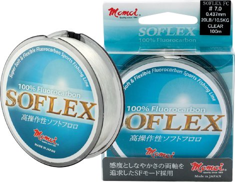 Momoi Fluorocarbon Soflex Fc 0,234mm 4.3kg 50m