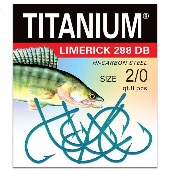 TITANIUM Limerick 288DB Nr.2/0 Haczyk 10 szt