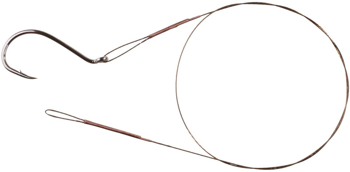 MIKADO 2x Przypon Stal Z Hakiem 30cm/10kg ZG11-028