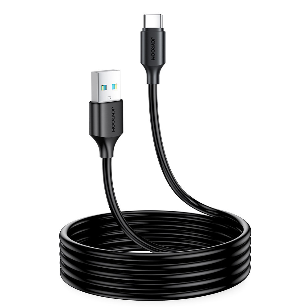 Joyroom kabel do ładowania / transmisji danych USB - USB Typ C 3A 2m czarny S-UC027A9