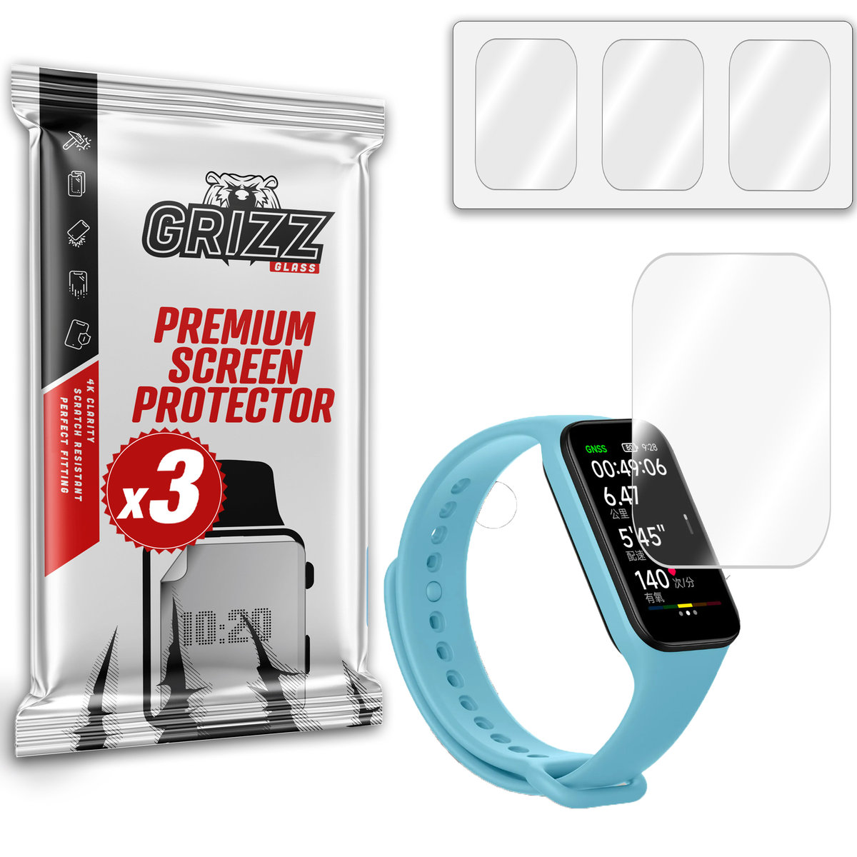 Grizzglass Hydrofilm Folia Hydrożelowa Do Xiaomi Redmi Band 2