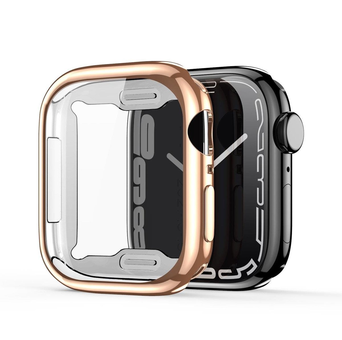 Zdjęcia - Pasek do smartwatcha / smartbanda Dux Ducis Samo - futerał ochronny Soft TPU ze szkłem Apple Watch Series 7/ 