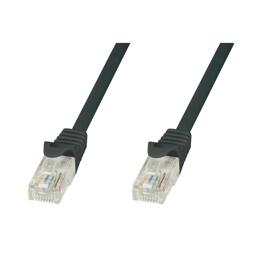 Techly TechlyPro Kabel sieciowy patch cord RJ45 Cat5e UTP CCA 1,5m czarny 307933