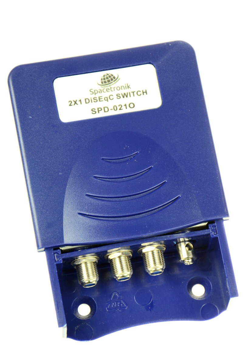 Spacetronik Przełącznik DiSEqC Switch 2/1 SPD-021 SPD-021O
