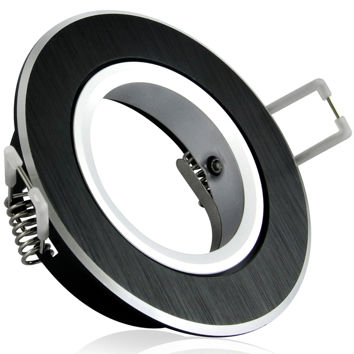 Oprawa stropowa oczko EAST OPAL czarna okrągła GU10 POLUX