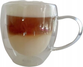 Szklanka Kubek Termiczny Z Uchem 250Ml