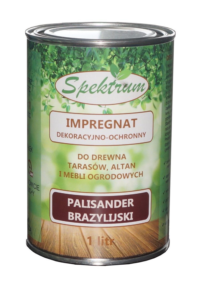 Impregnat dekoracyjno-ochronny SPEKTRUM 1litr kolor 