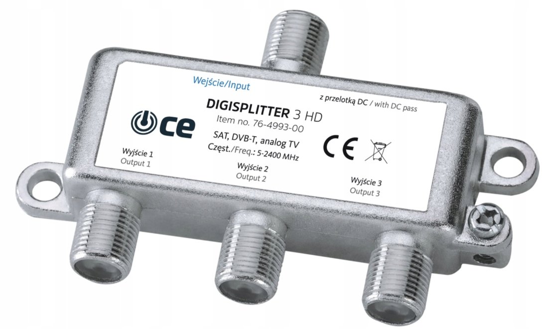 Rozdzielacz anteny TechniSat DIGISPLITTER CE 3 HD