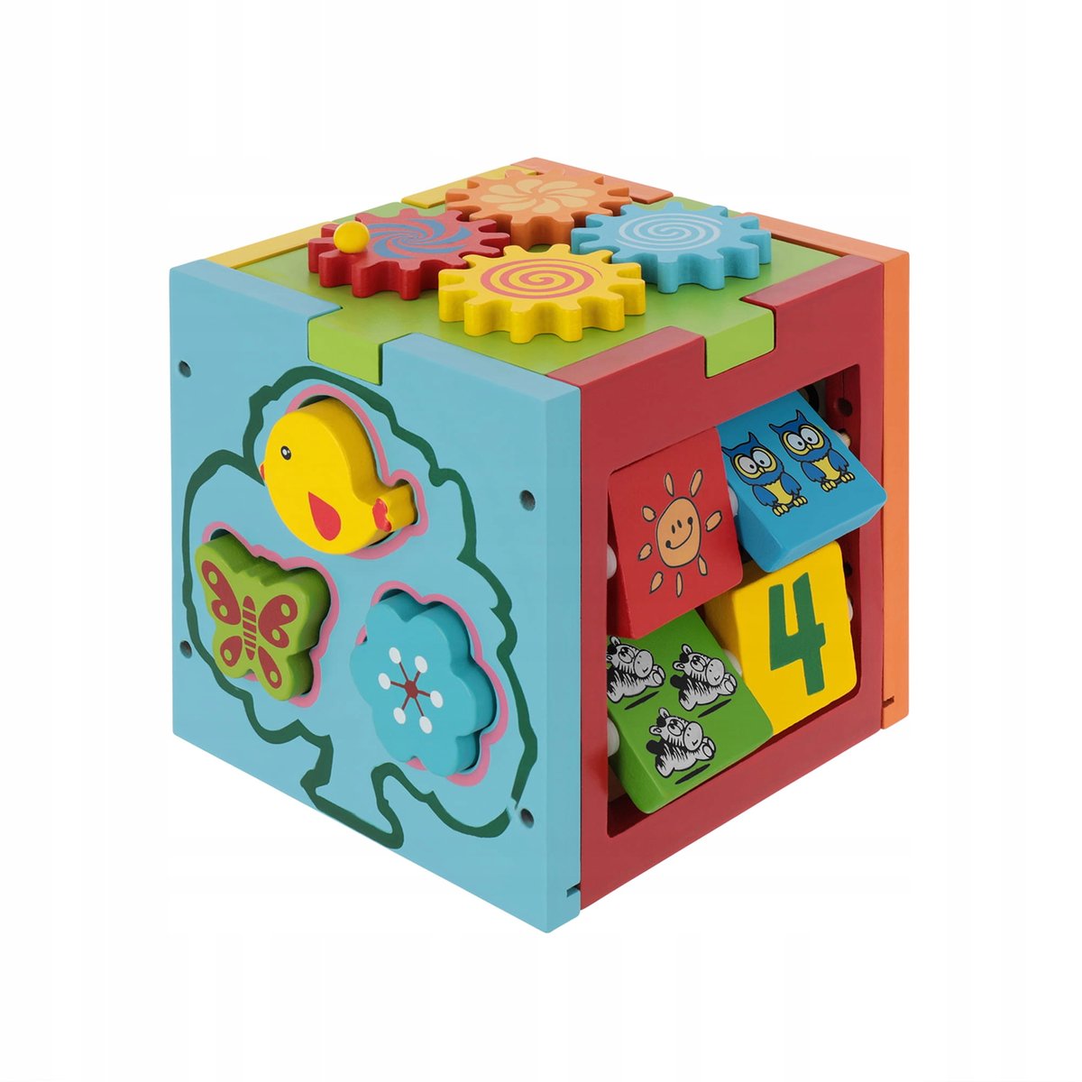 Edukacyjna Kostka Sensoryczna Sorter 5 Płaszczyzn