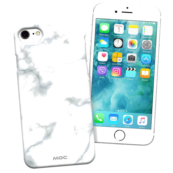 Moc Sport AB Etui telefonu MOC Mag Case do iPhone 7/8 Marble Wh MOC_93051903