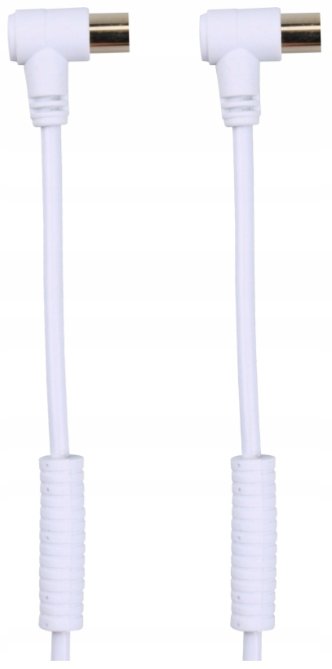 Kabel antenowy kątowy TechniSat IEC 3m Biały  od 89 zł!