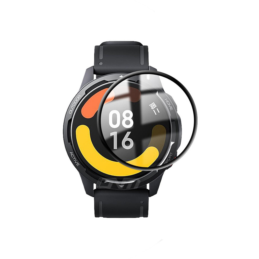 Zdjęcia - Pasek do smartwatcha / smartbanda Xiaomi Szkło Hybrydowe Black do  Watch S1 Active 