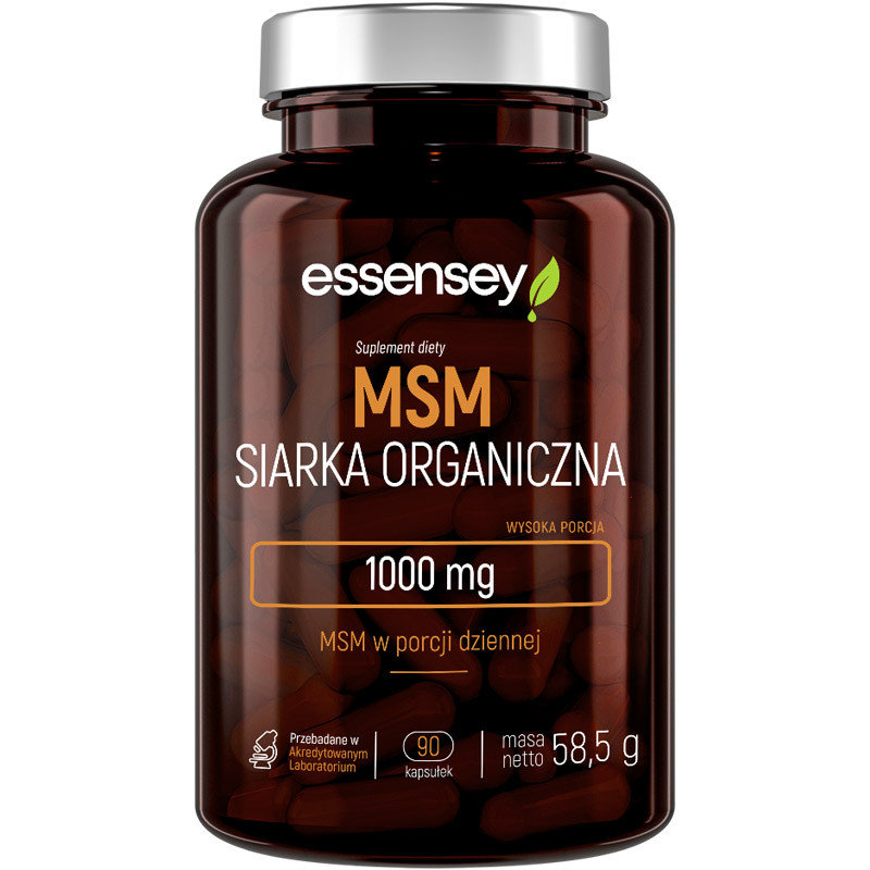 Siarka Organiczna Essensey MSM 90 kapsułek (5902114043568)