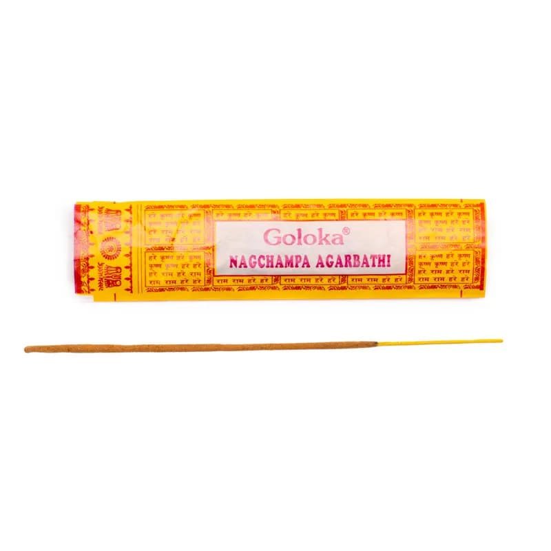 GOLOKA Kadzidła NAG CHAMPA AGARBATHI GOLOKA 16g naturalne 1532