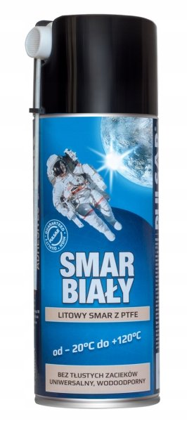PULSAR BIAŁY SMAR LITOWY Z TEFLONEM PTFE 400 ml