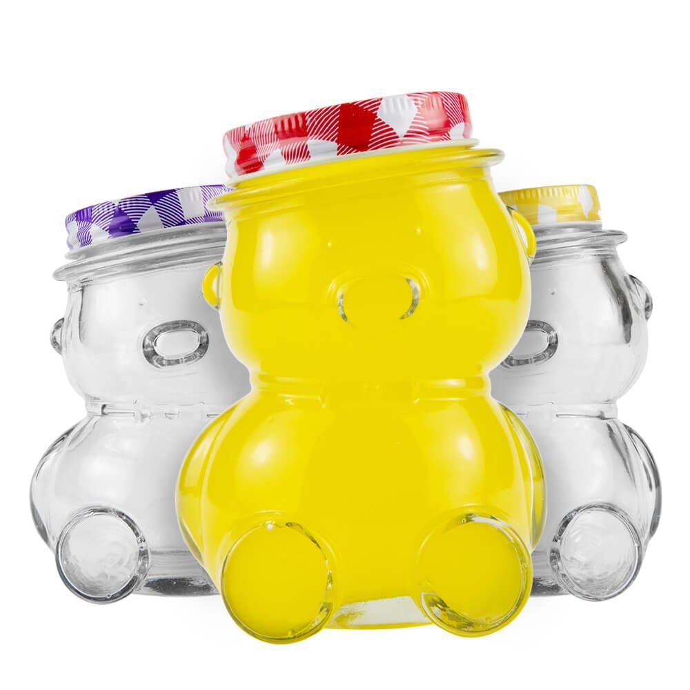 Szklany Słoik Miś Z Zakrętką 150Ml