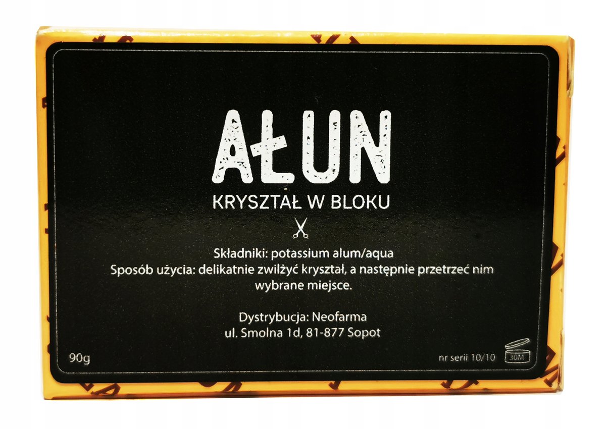 Ałun W Kostce Po Goleniu, 90g