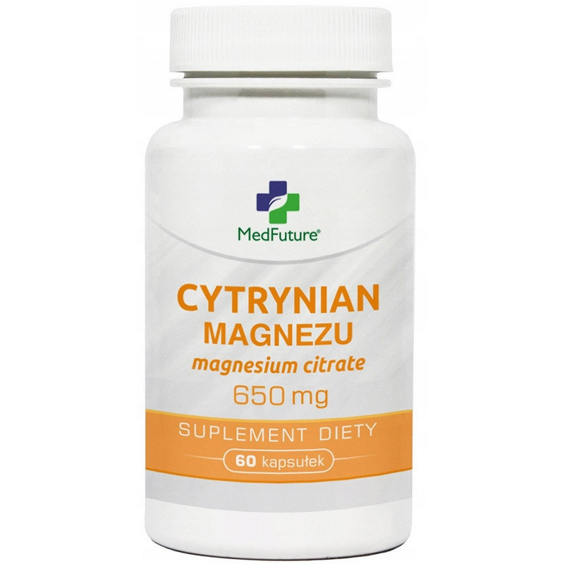 Cytrynian magnezu 650 mg x 60 kaps
