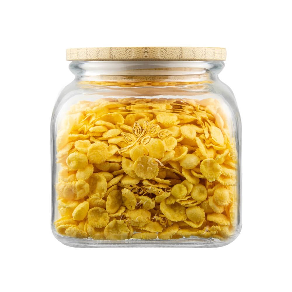 POJEMNIK  KUCHENNY Z BAMBUSOWĄ POKRYWKĄ 870ML