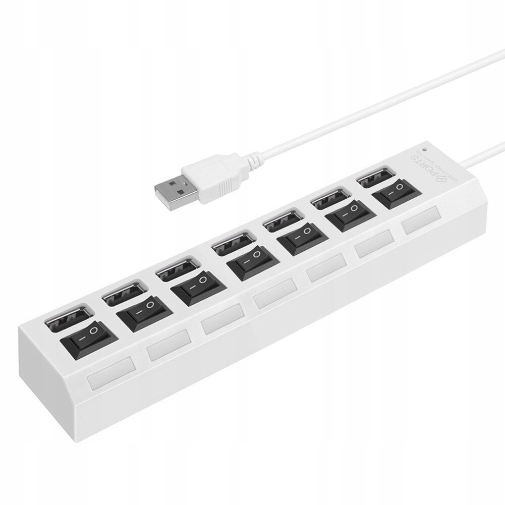 SZYBKI HUB USB ROZDZIELACZ 7 PORTÓW ADAPTER USB