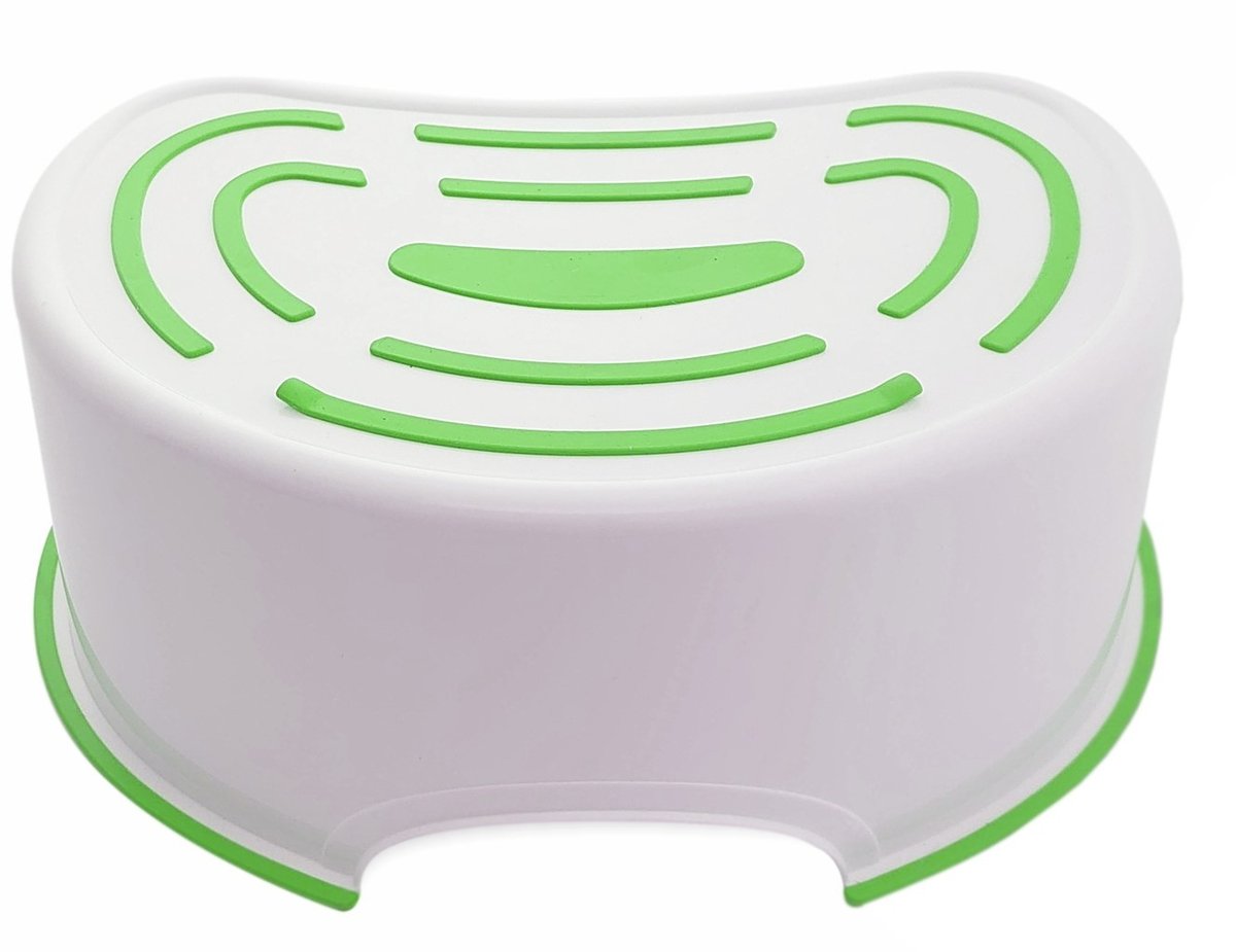 PODNÓŻEK ANTYPOŚLIZGOWY 2 KIDS, BIAŁY - GROSZEK