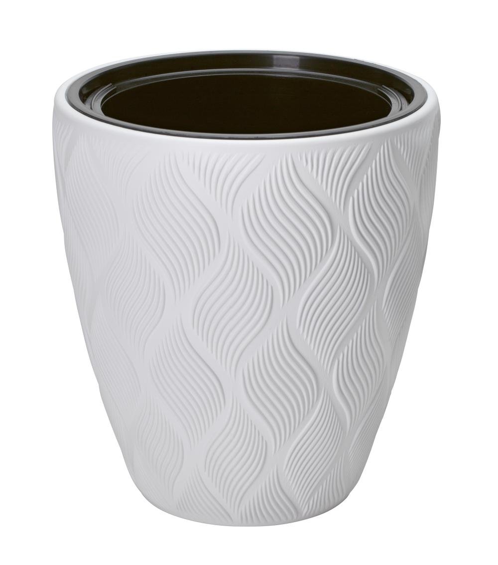 Form-Plastic Donica plastikowa Flow śr.30 biała