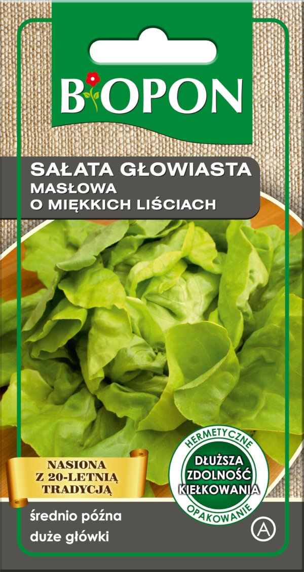 BIOPON Sałata głowiasta masłowa - nasiona 429895