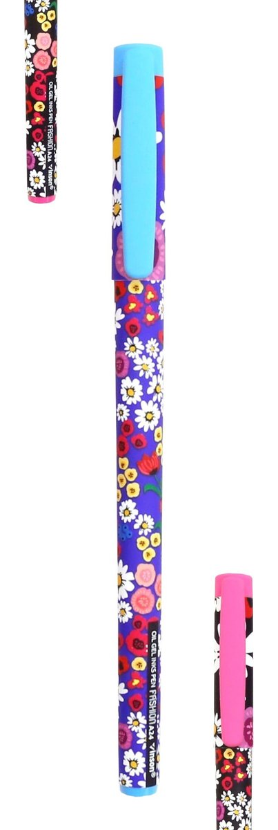Długopis Vinson Kwiaty kolorowe 0,7mm