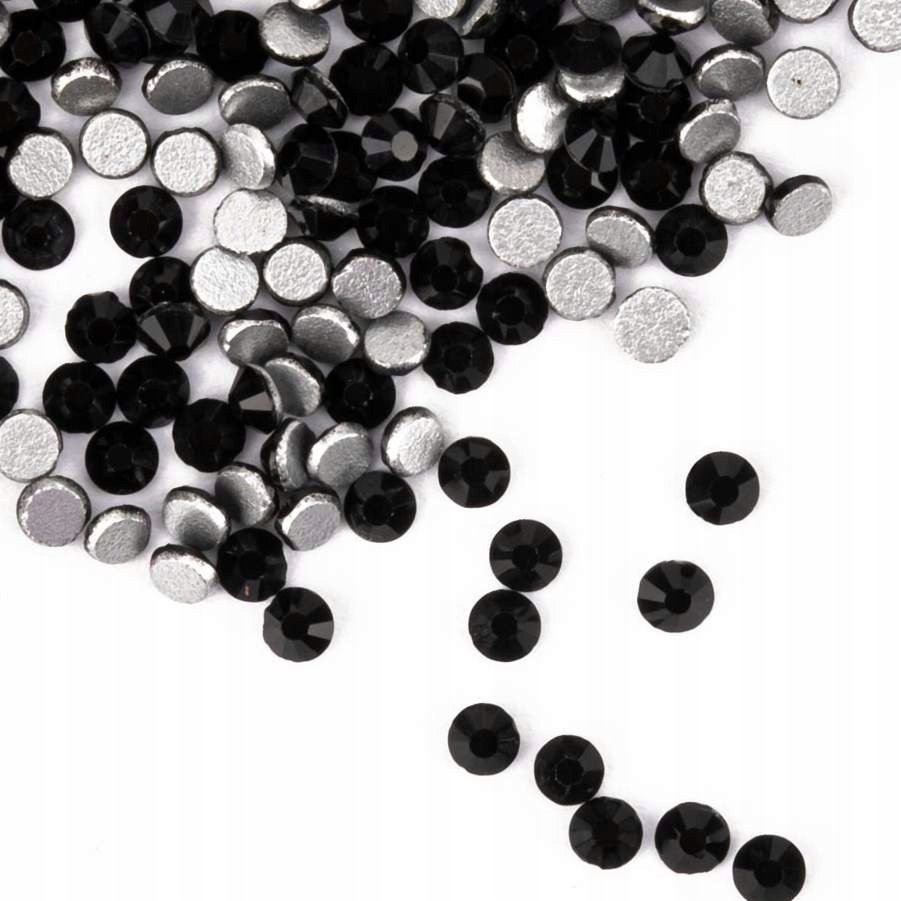 Swarovski, Cyrkonie Ss5 Jet, Czarne, 1,8mm, 100szt