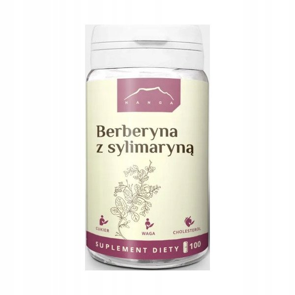 Nanga, Berberyna z sylimaryną, 100 kaps.