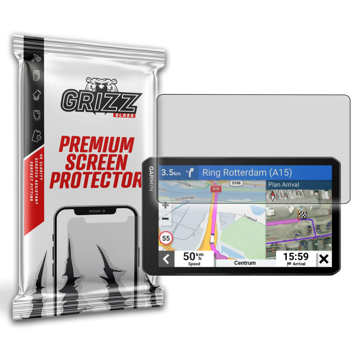 Grizzglass Paperscreen Folia Matowa Do Garmin Dezl Lgv710