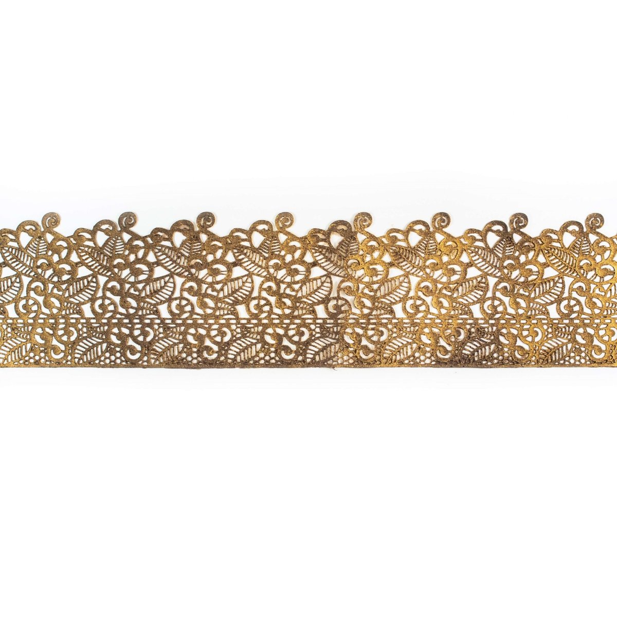Koronka Na Tort 17 Złota Z Masy Cukrowej Antyczne Złoto