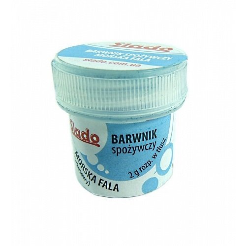 Barwnik Niebieski Do Czekolady Mas Tłustych W Proszku 2 g