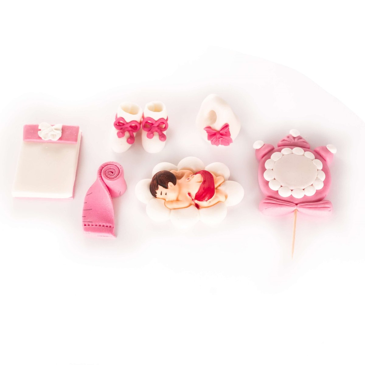 Narodziny Dziewczynki Chrzest Figurki Cukrowe (Nr.2)