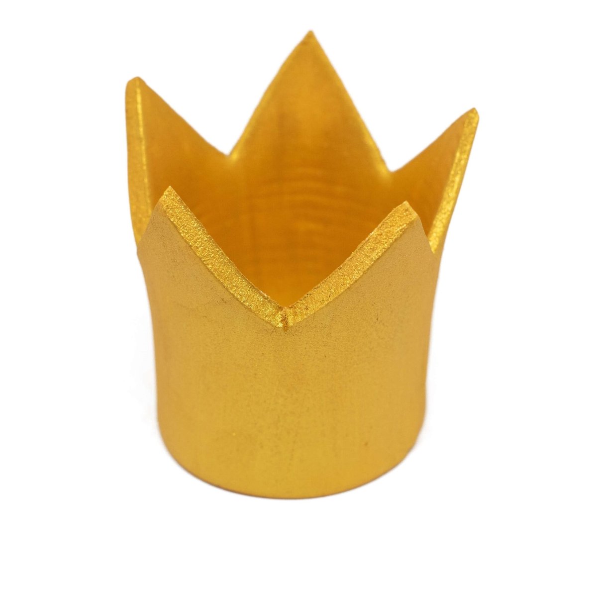 Figurka Cukrowa Złota Korona Na Tort Korona Premium