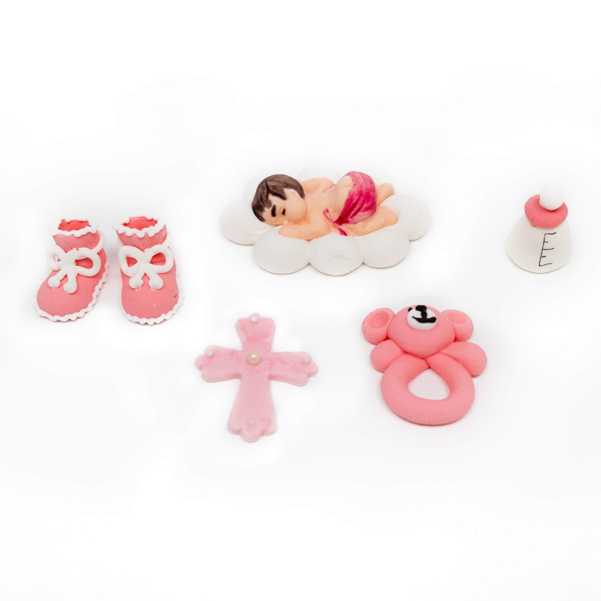 Figurki Na Chrzest Dla Dziewczynki (Nr. 1) Do Dekoracji Tortu