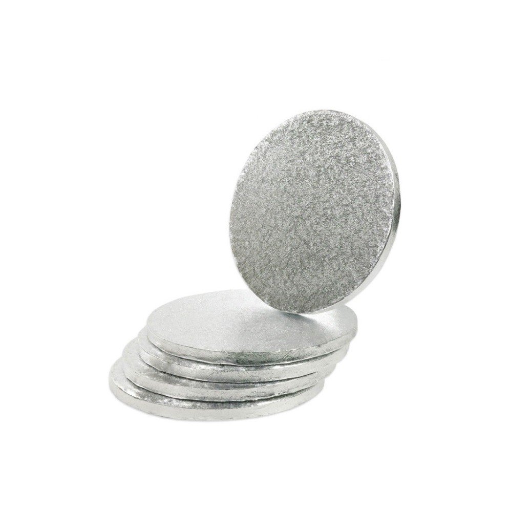 Podkład Pod Tort Gruby 25 cm Srebrny