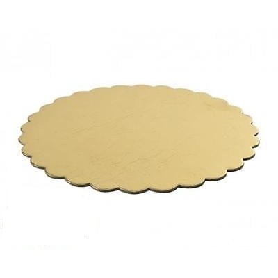 MONTEVERDI Podkłady pod TORT grube złote foliowane MONTEVERDI śr 34cm 50szt 1008908